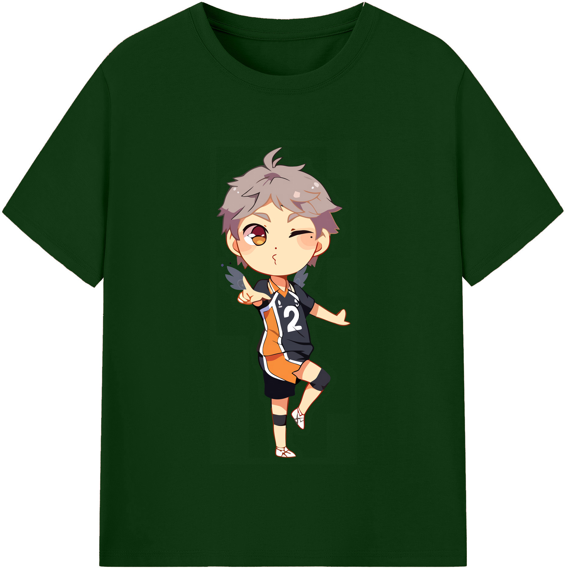 （画像用） ハイキュー!! Haikyu!! 綿100％半袖Tシャツ（フロントプリント）